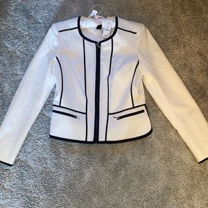 NWT Black&White cropped jacket